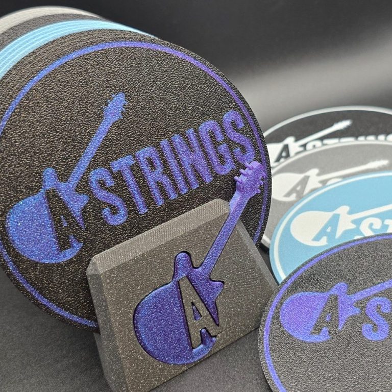 A STRINGS 3D PRINTED COASTERS