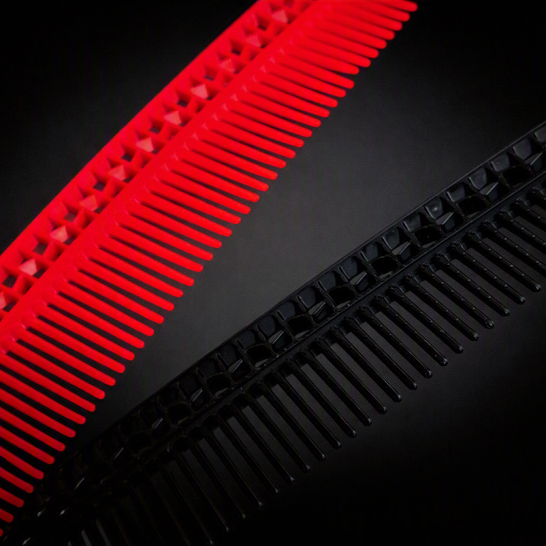 3D printed hair comb
